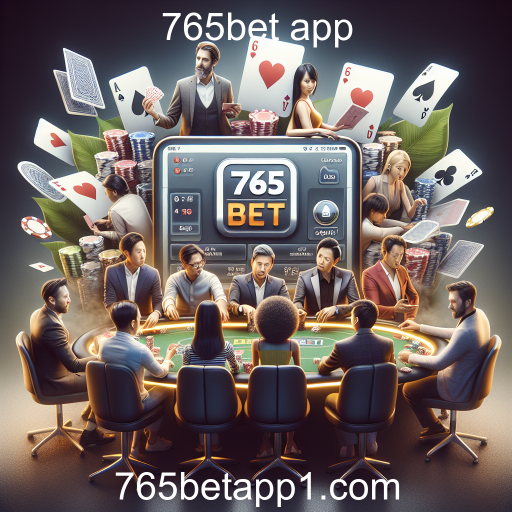 Experimente a Emoção do Poker Ao Vivo no 765bet App